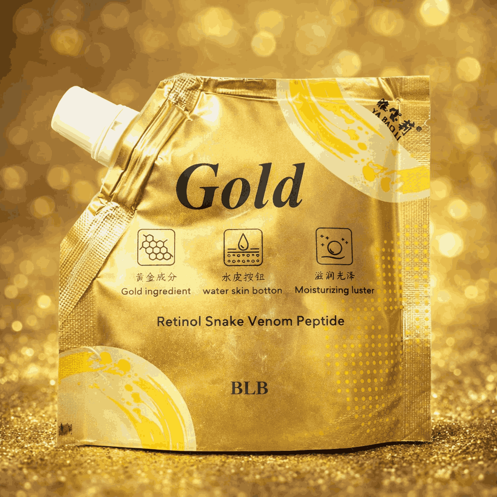 Premium 24K Gold Retinol Anti-Aging Eye Cream – Luxury Vibrating Massager Wand for Dark Circles, Puffiness & Wrinkles - 100g