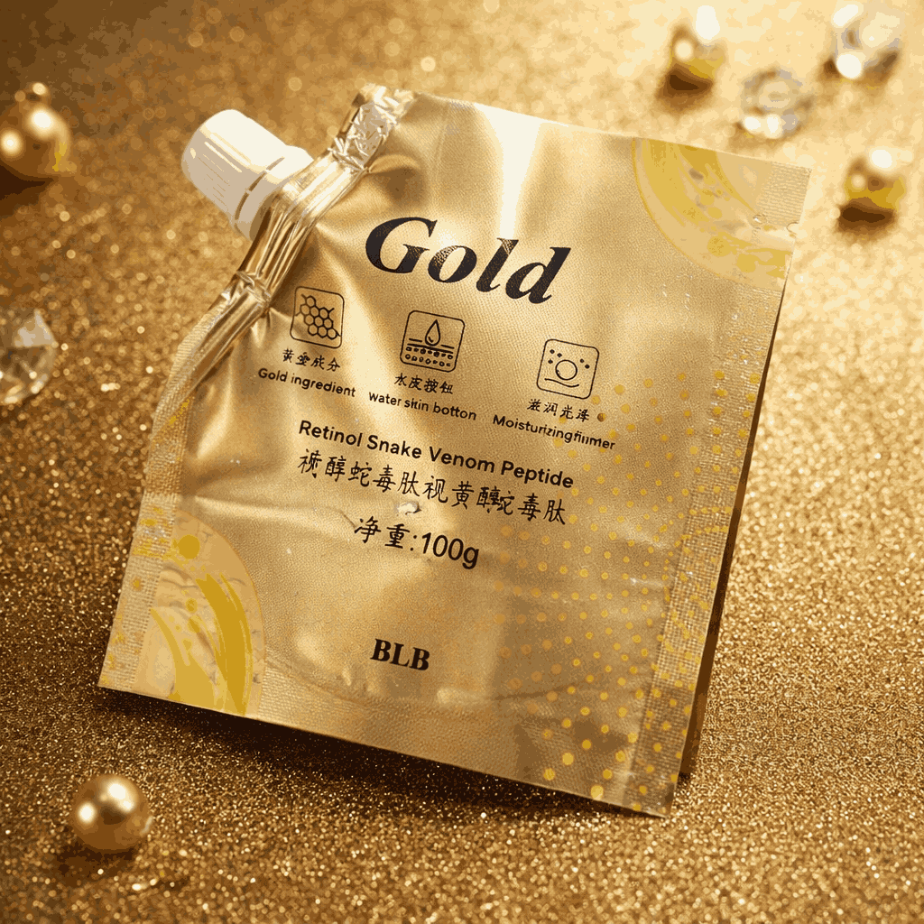 Premium 24K Gold Retinol Anti-Aging Eye Cream – Luxury Vibrating Massager Wand for Dark Circles, Puffiness & Wrinkles - 100g