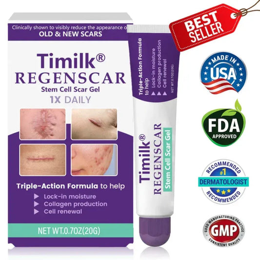 TIMILK Advanced Scarvanisher Gel | Fast-Acting Scar & Stretch Mark Reduction | 30g